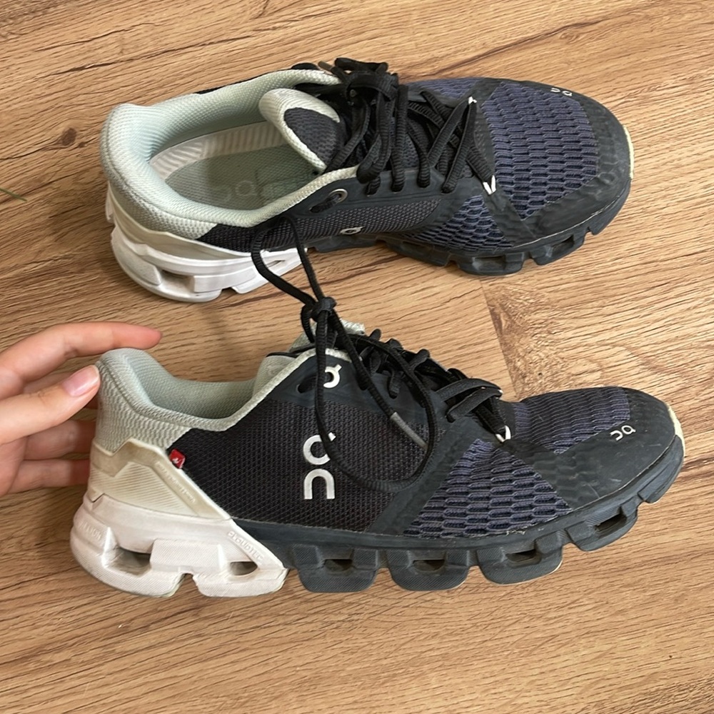On cloud shoes